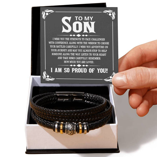 Love You Forever Bracelet - Son