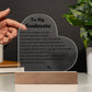 Best Selling Soulmate -  Acrylic Heart Plaque