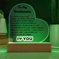 Soulmate - Acrylic Heart Plaque
