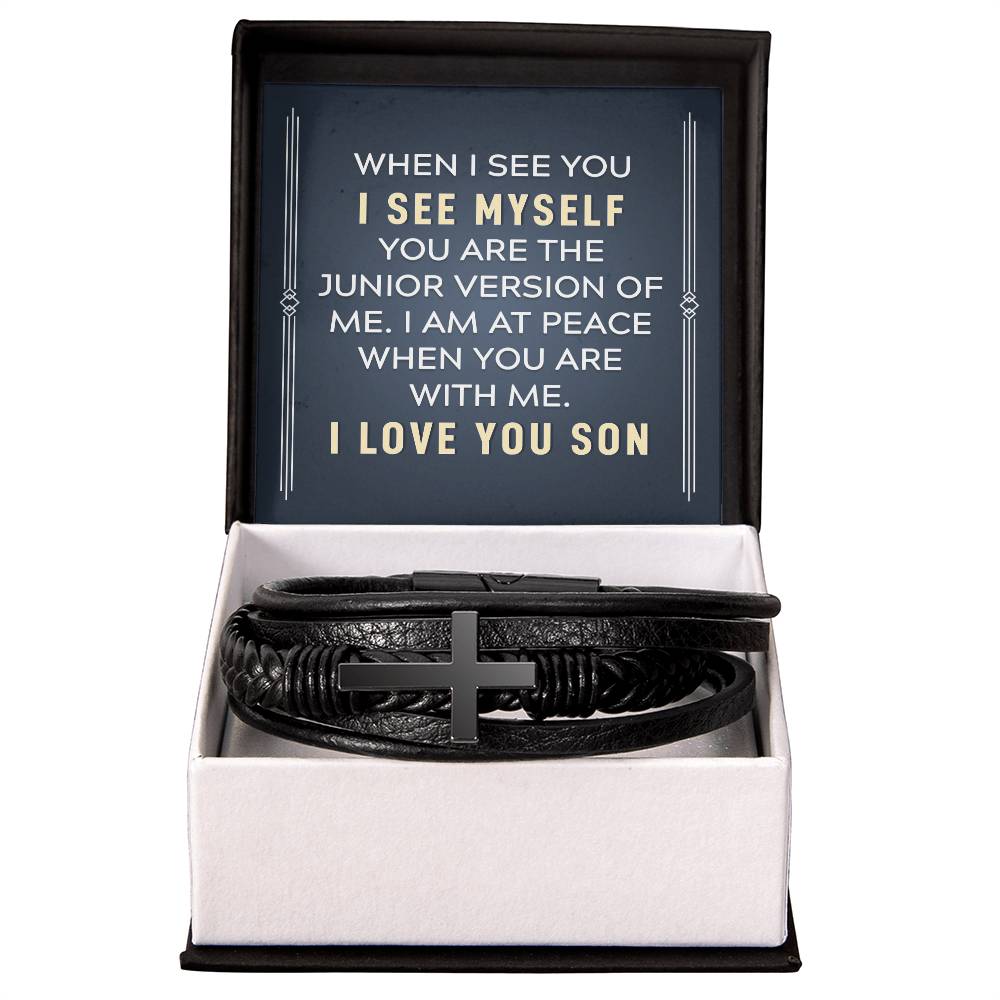 Cross Bracelet - I Love You Son