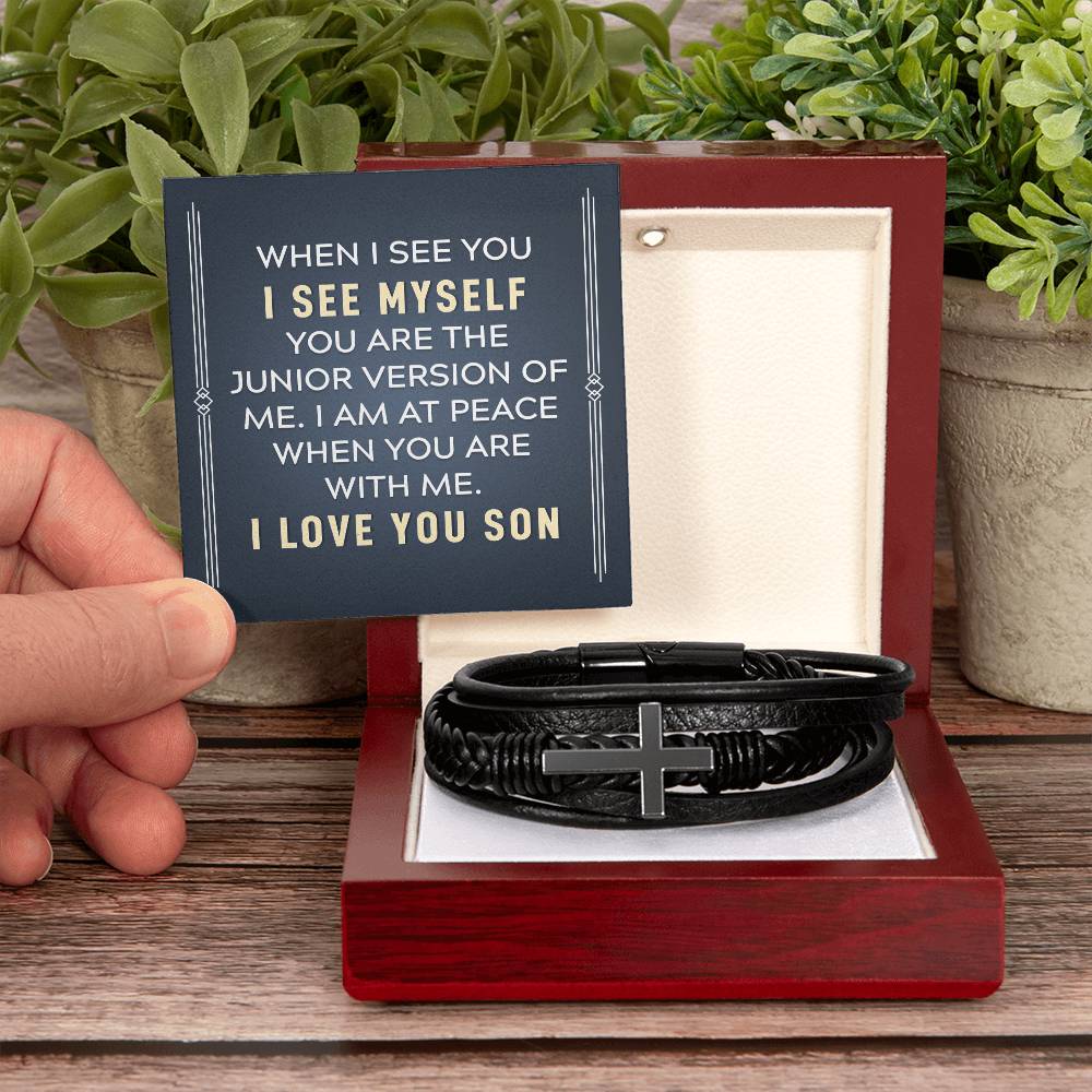 Cross Bracelet - I Love You Son