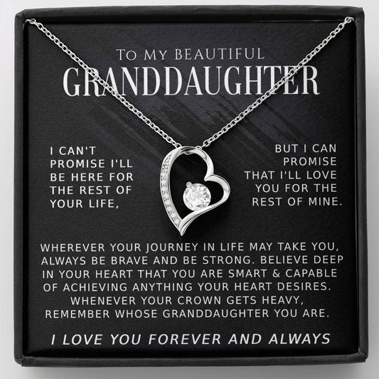 Beautiful Granddaughter - Forever Love Necklace