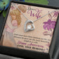 Forever Love Necklace - Angel Happy Anniversary Wife