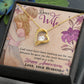 Forever Love Necklace - Angel Happy Anniversary Wife
